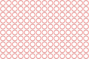 Textura o fondo de círculos rojos