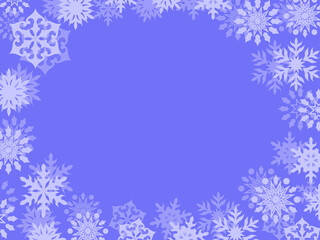Fototapeta na wymiar Christmas greeting card in violet shades