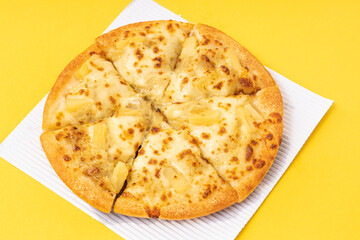 Delicious and inviting durian pizza