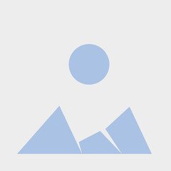 Geometric Mountains silhouette landscape art poster illustration