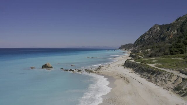 Aerial, Avali Beach, Greece