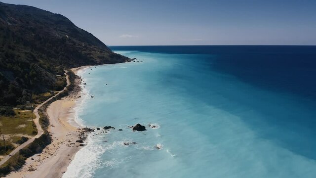 Aerial, Avali Beach, Greece