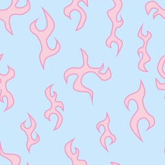 vector print lights. seamless abstract lights on clothing or print