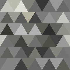 Chaotic background of multicolored mesh triangles. grey abstraction triangles. Stock drawing for the web and print, wallpaper, background, scrapbooking, wrapping paper, textiles.