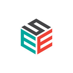 Hexagon logo with the letters SEE design