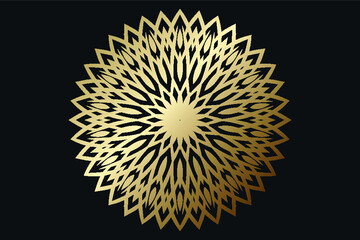 gold mandala background mandala decoration pattern