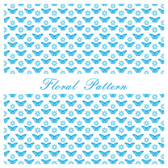 butterfly seamless pattern. butterfly illustration. vector pattern