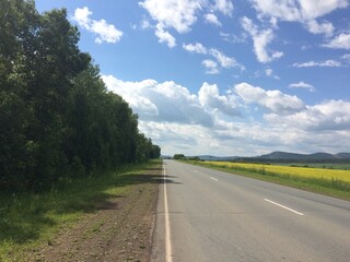 The road that goes into the distance