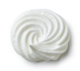 freshly baked meringue cookie