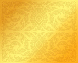 Traditional Thai patterns background. Vector Illustration