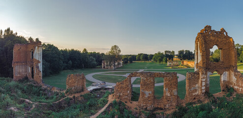 The Pavlov Republic in Lithuania. The ruins of manor. The republic existed for 26 years, from 1769 to 1795.