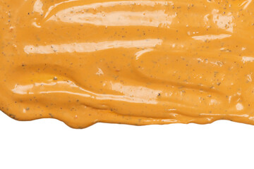 Whipped delicious sauce texture. Hamburger sauce background.