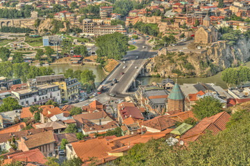 Tbilisi Cityscape, HDR Image