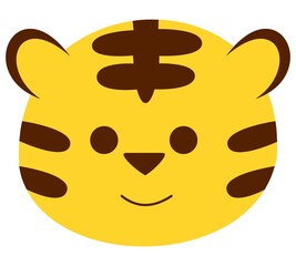 年賀状の干支素材素材（寅年）