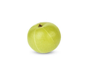 Close up of Gooseberry isolated on white background