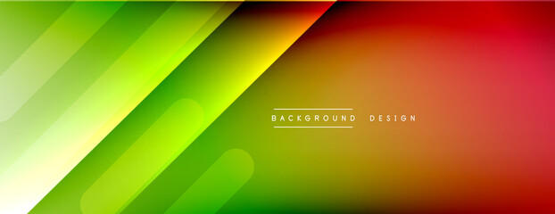 Dynamic lines abstract background. 3D shadow effects and fluid gradients. Modern overlapping forms