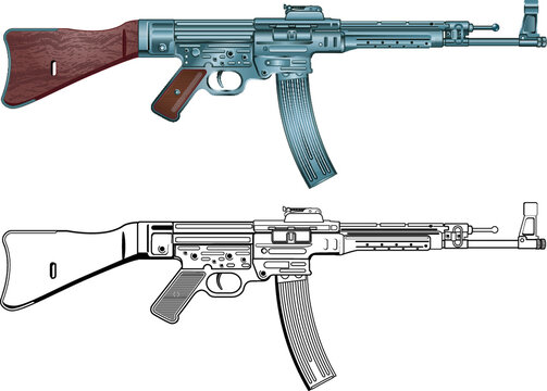 German world war 2 military stg 44 assault rifle
