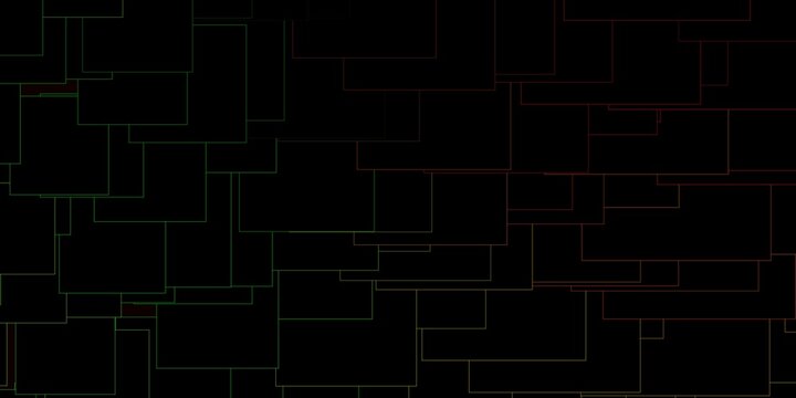 Dark Green, Yellow vector layout with lines, rectangles.
