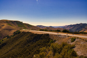 View from Green Valley of Central California coast