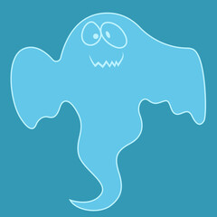 Amusing ghost for Halloween