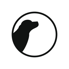 flat logos with pet shop Vector Logo 