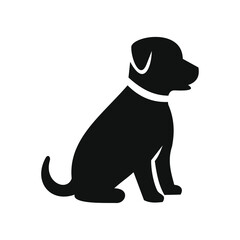 flat logos with pet shop Vector Logo 