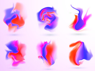 Liquid color background design. Futuristic design posters