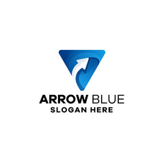 Arrow Gradient Logo Template