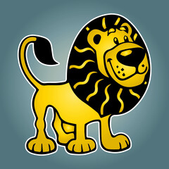 lion cartoon character