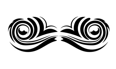 Fototapeta premium Floral ornaments, Borders and Decorative lines for Valentines Day or Weddings Vector