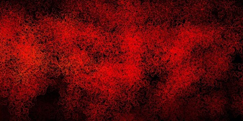 Dark red, yellow vector template with lines.