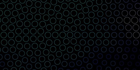 Fototapeta na wymiar Dark Pink, Blue vector pattern with spheres.