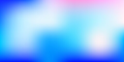 Light Pink, Blue vector blur template.