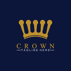 Crown Logo Template vector illustration