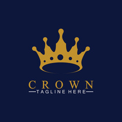 Crown Logo Template vector illustration