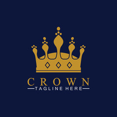 Crown Logo Template vector illustration