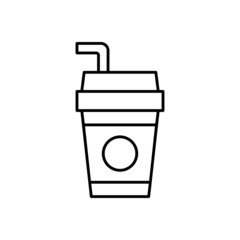 Coffee icon vector set. Tea illustration sign collection. hot drinks symbol or logo.
