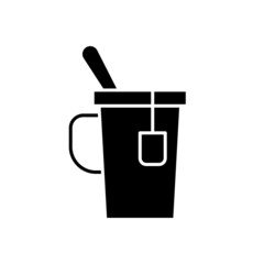 Coffee icon vector set. Tea illustration sign collection. hot drinks symbol or logo.
