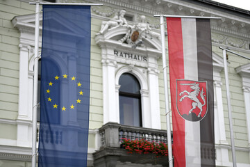 Rathaus in Perg, Oberösterreich, Österreich, Europa