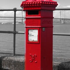 red post box