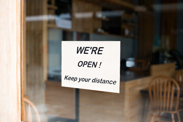 We are open keep distance during covid situation.
