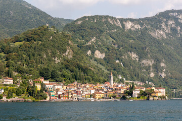 Fototapeta na wymiar Varenna famous italian village Como Lake