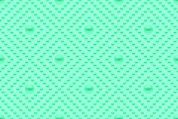 Blue luxury background with blue beads. Seamless vector illustration. 