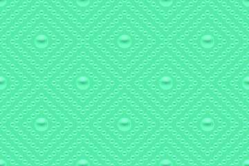 Blue luxury background with blue beads. Seamless vector illustration. 