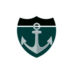 anchor on white background