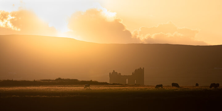 Ballycarberry Castle Silhouette