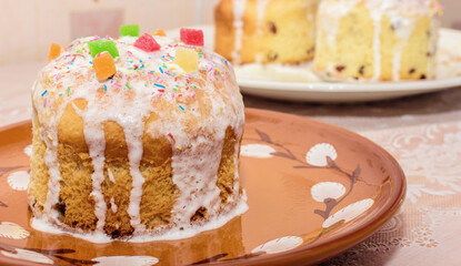 Easter cake, pastries for a big religious holiday