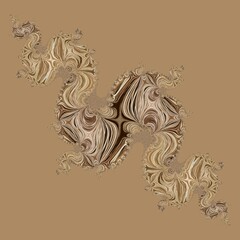 natural fibres drying utilised and transformed into unique patterns and designs in shades of brown and beige