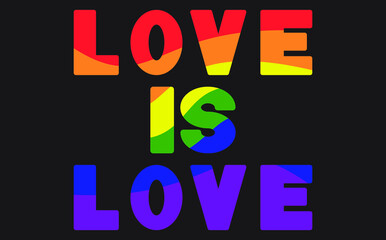 Love is love - LGBT Concept