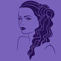 Beautiful young girl portrait